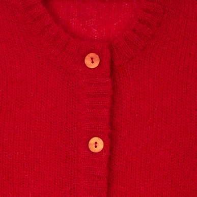 Red Mohair Cardigan | Women's Knitwear | Brora Sale