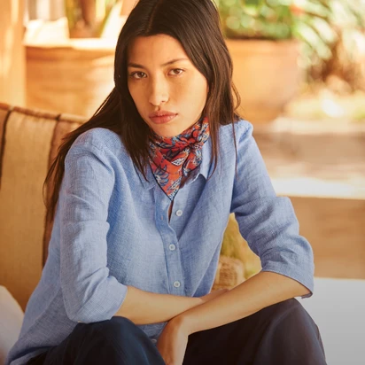 Ink Alpaca Boxy V Neck Cardigan | Women's Cardigans | Brora UK