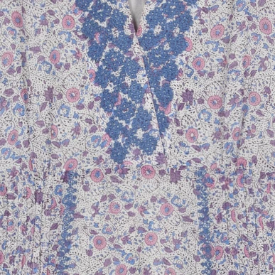 Reina Lavender Pintuck Blouse