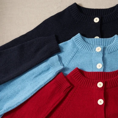 Scottish Cashmere Cardigan in Midnight | Brora Clearance