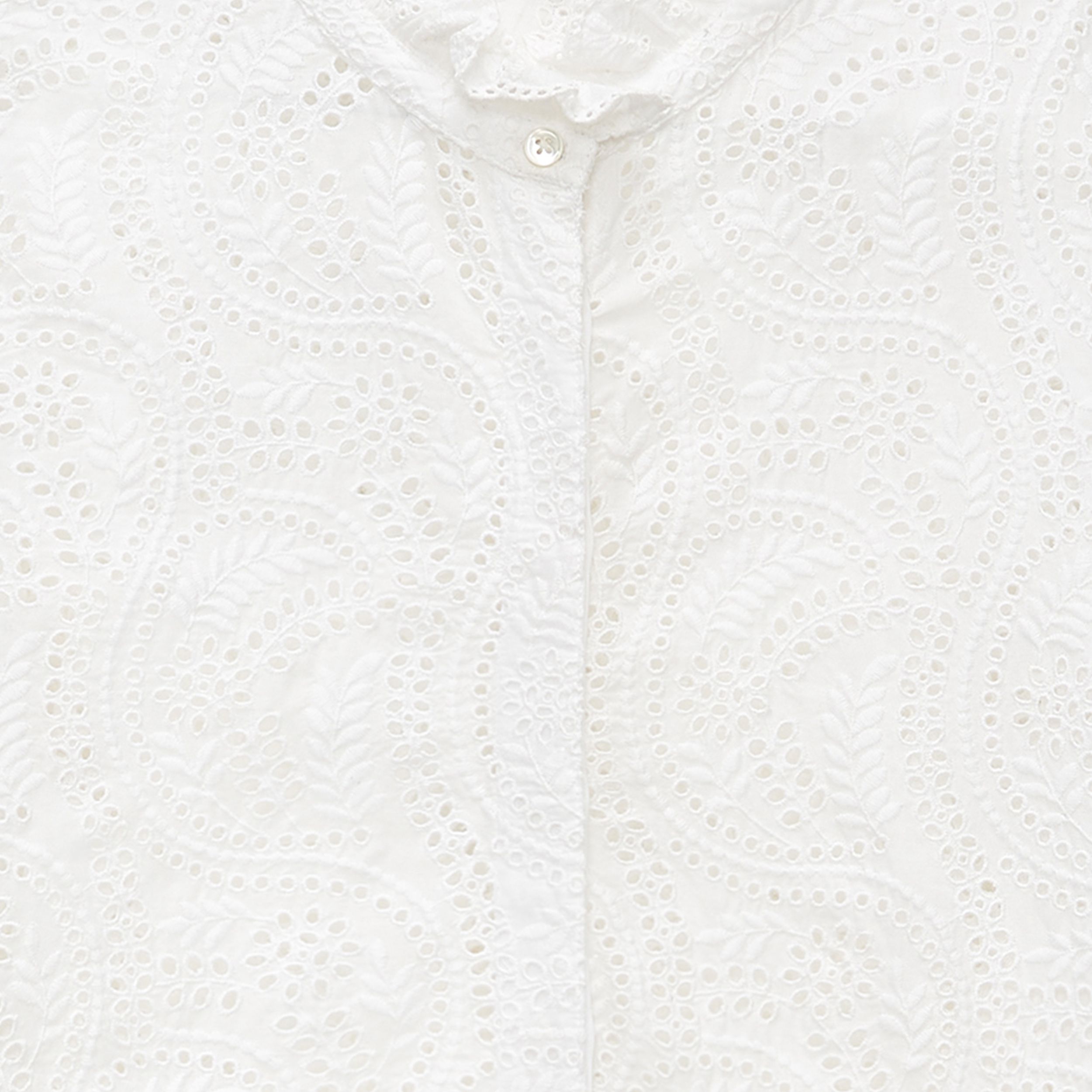 Broderie Anglaise Shirt White