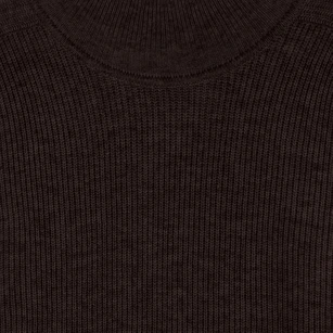 Autumn Cashmere Ribbed Polo Halter w/ Rhinestone Buttons main image 0