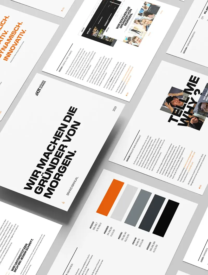 kit gründerschmiede branding kit mockup