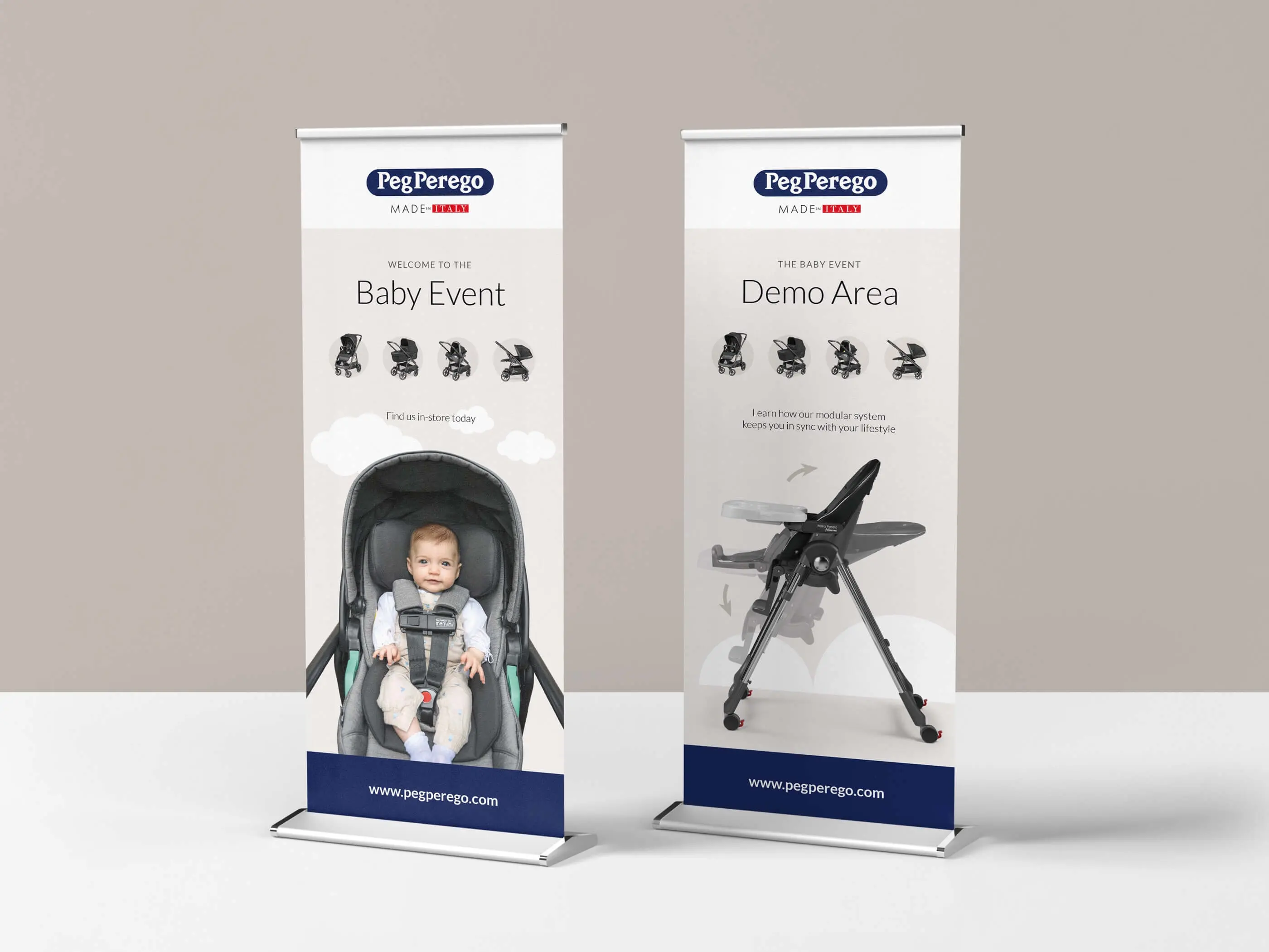 PegPerego Pullup Banners