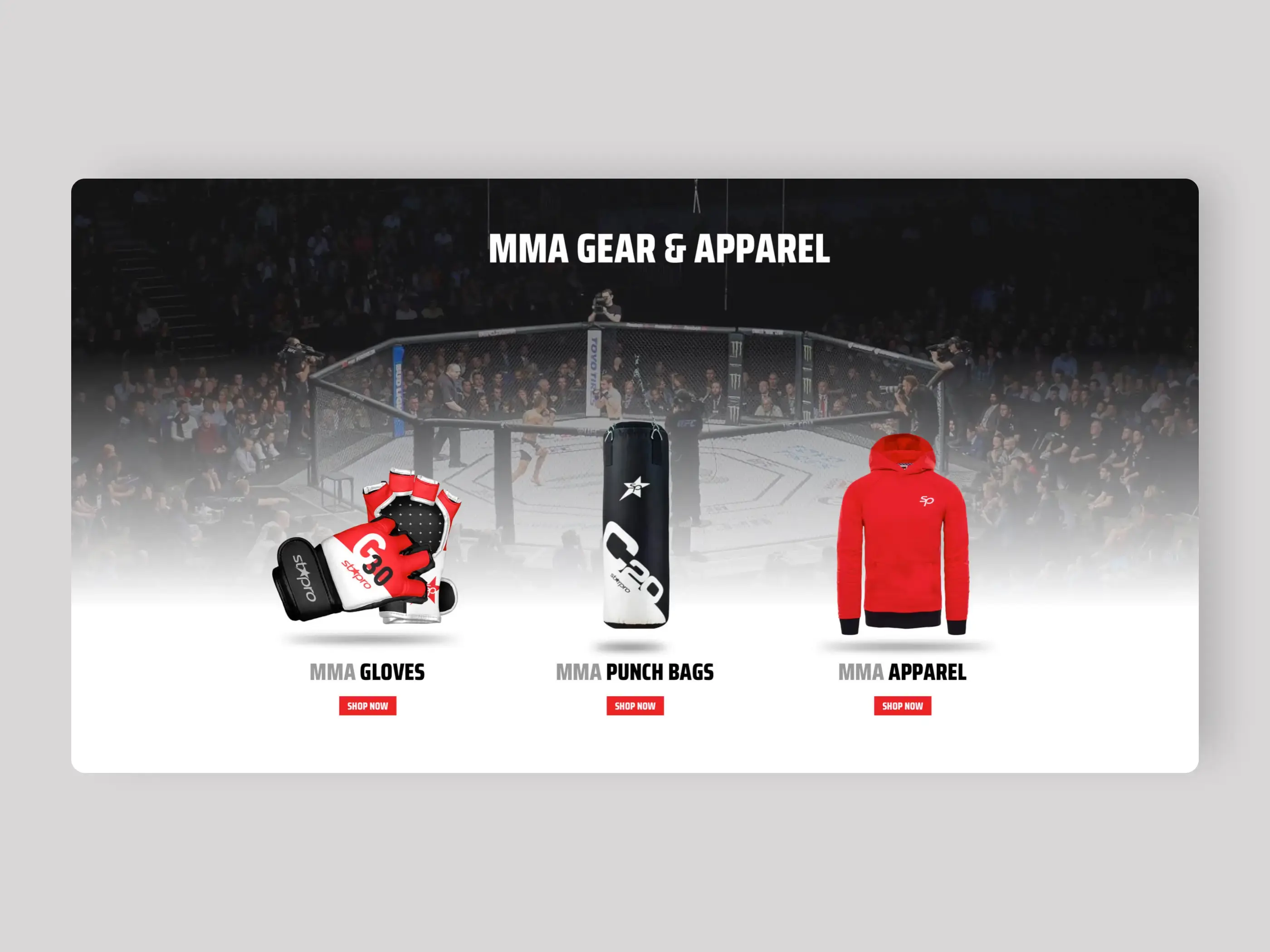 StartPro eCommerce MMA Gear & Apparel