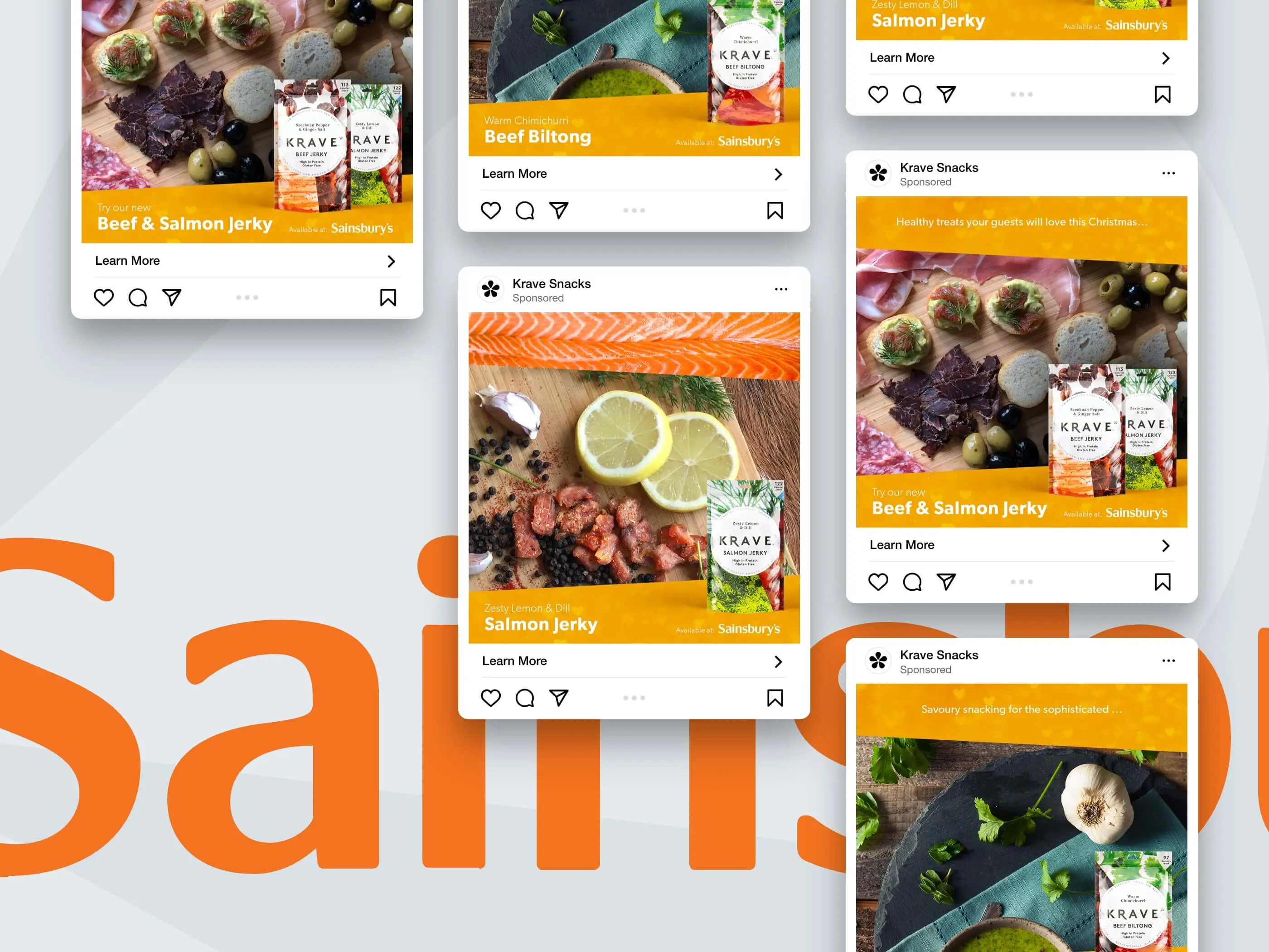 Krave | Social Media Ads Grid
