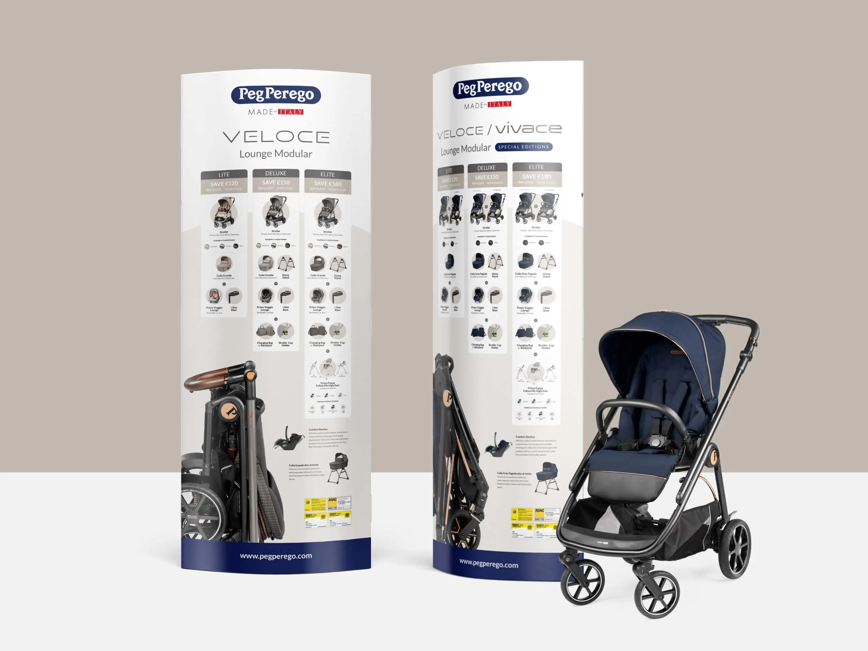 PegPerego Totem Displays