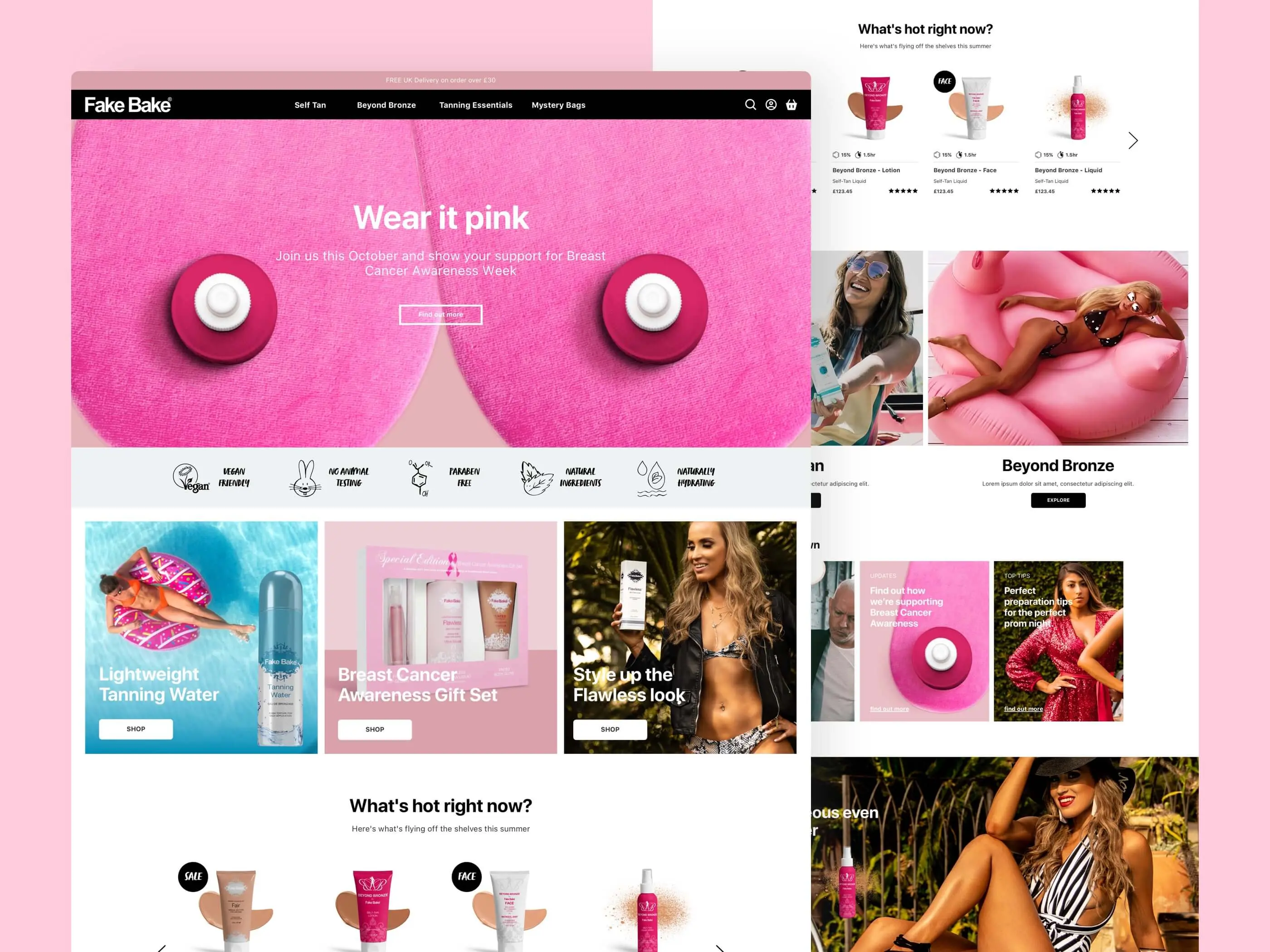 Fakebake - Homepage