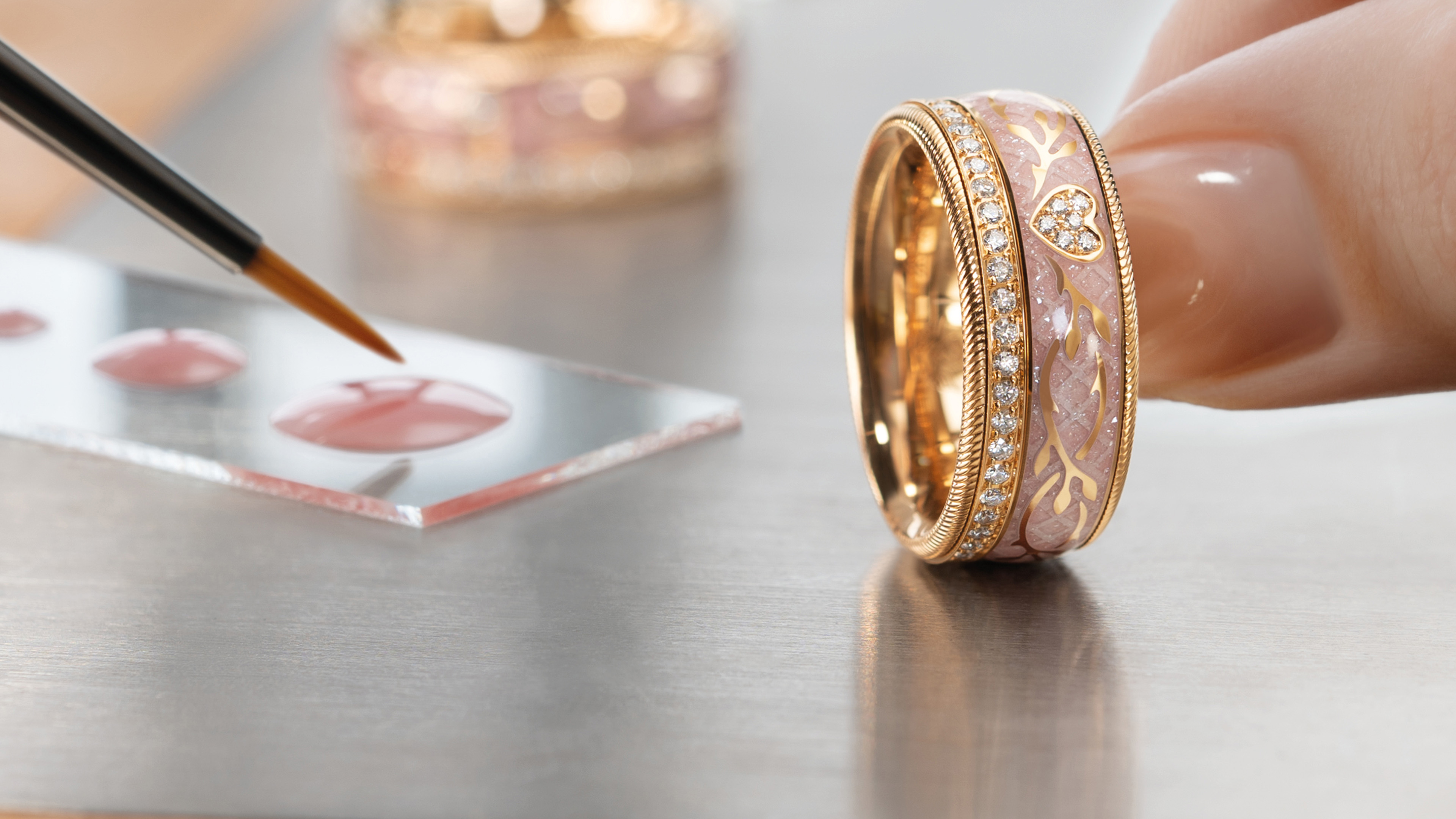 NOBLE-FORGET-ME-NOT. Nude with heart ring: An icon in new splendour.