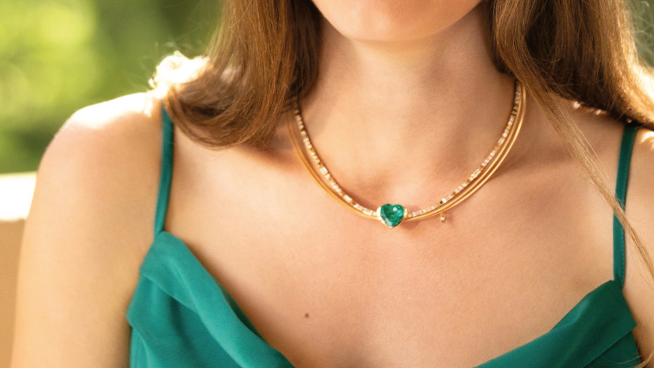 ユニークピース：類まれなK18ゴールドのジュエリー。