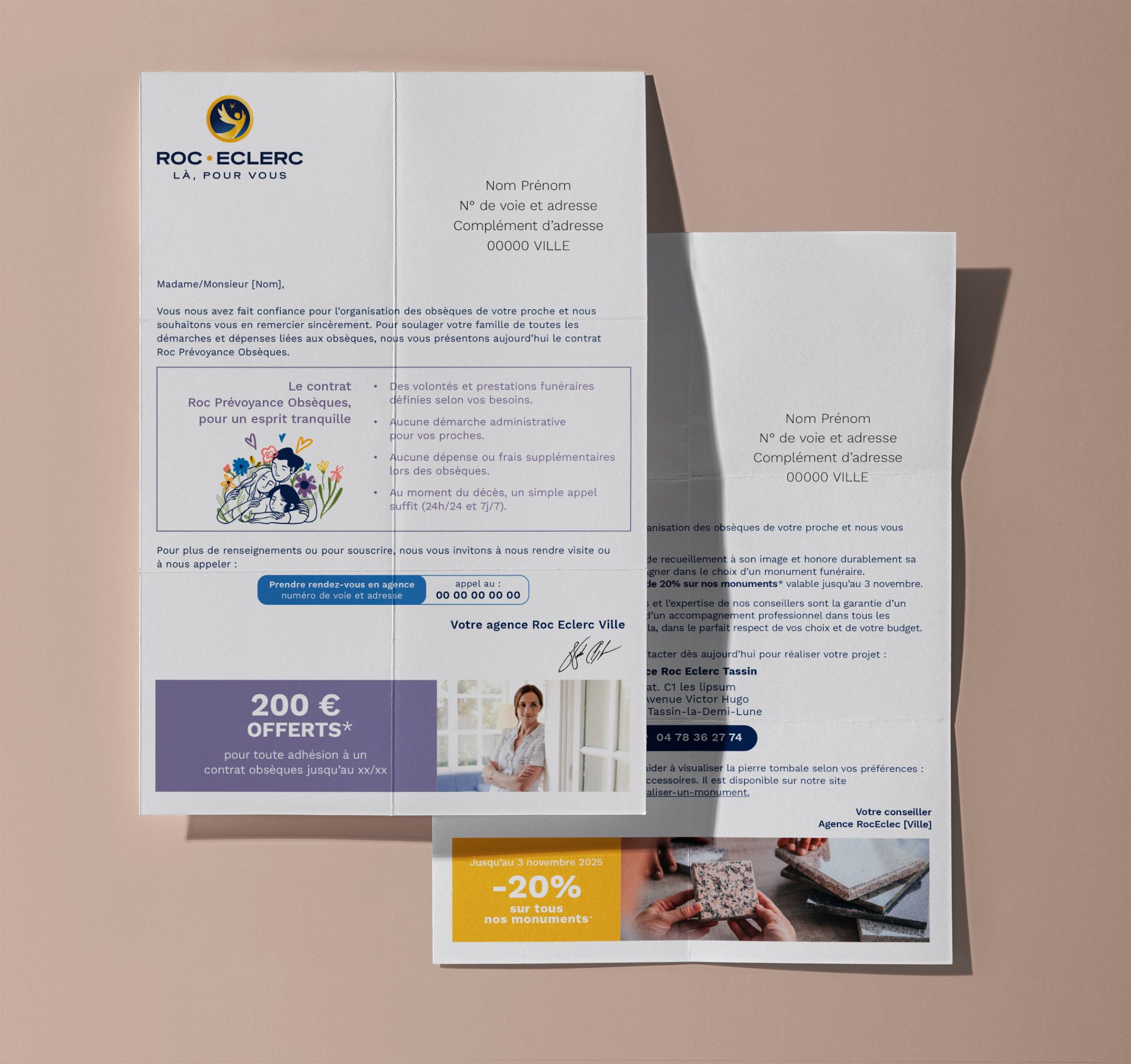 Cas client Funecap - réalisation agence Bee Happy