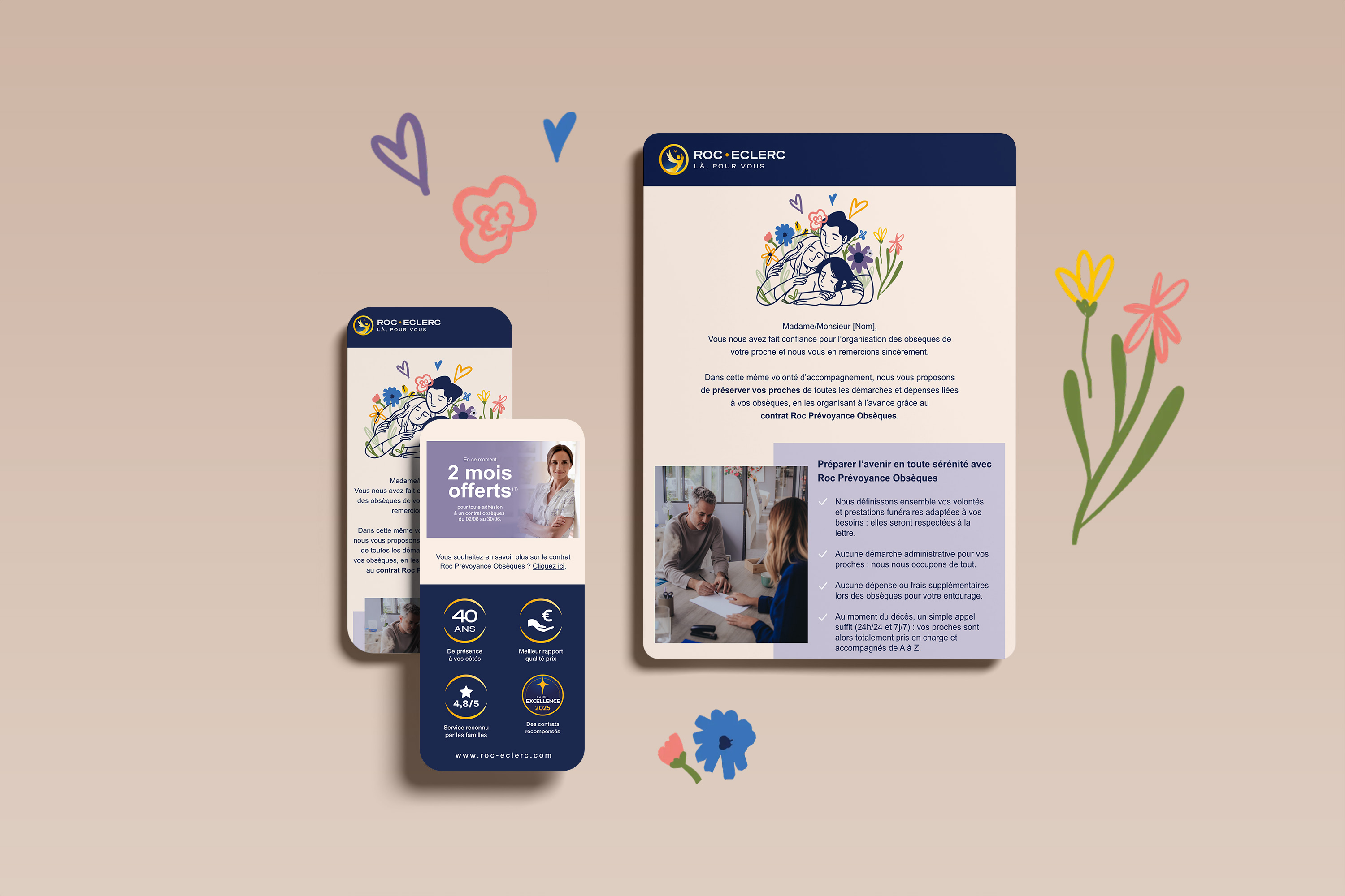 Cas client Funecap - réalisation agence Bee Happy