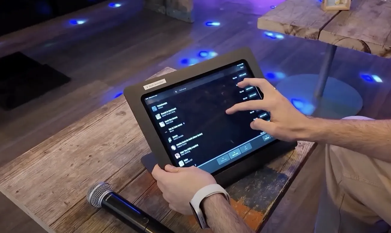 Singa iPad being used at FunSports Area