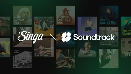 Soundtrack background music running inside Singa