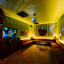 A private karaoke room