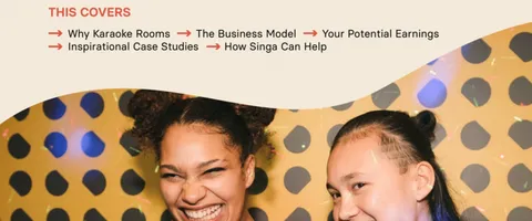 Cover image of karaoke room guide with the title: how to open a private karaoke room in your venue