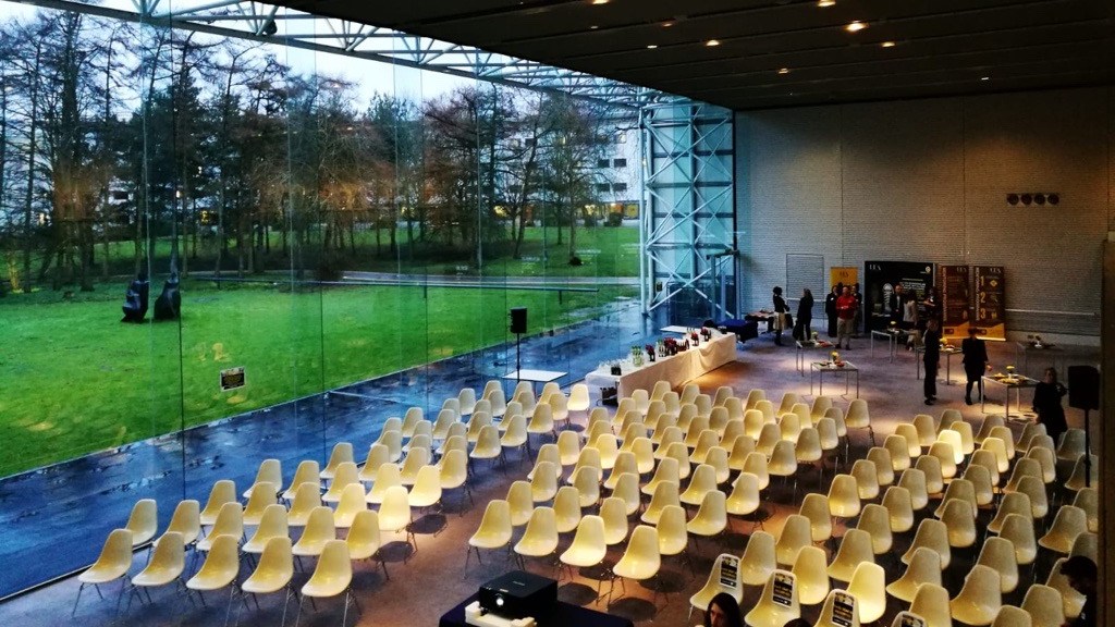 The Modern Life cafe set out for a talk