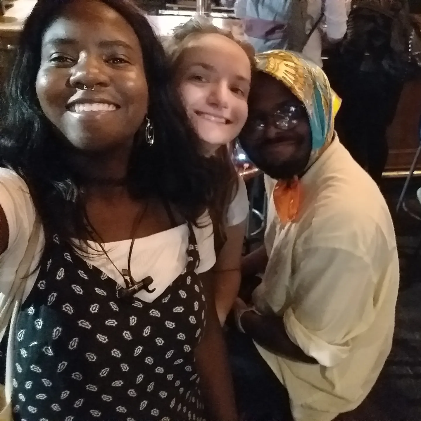 Naomi Rhodes, Jodie Snow, Gboyega Odubanjo during their time at UEA