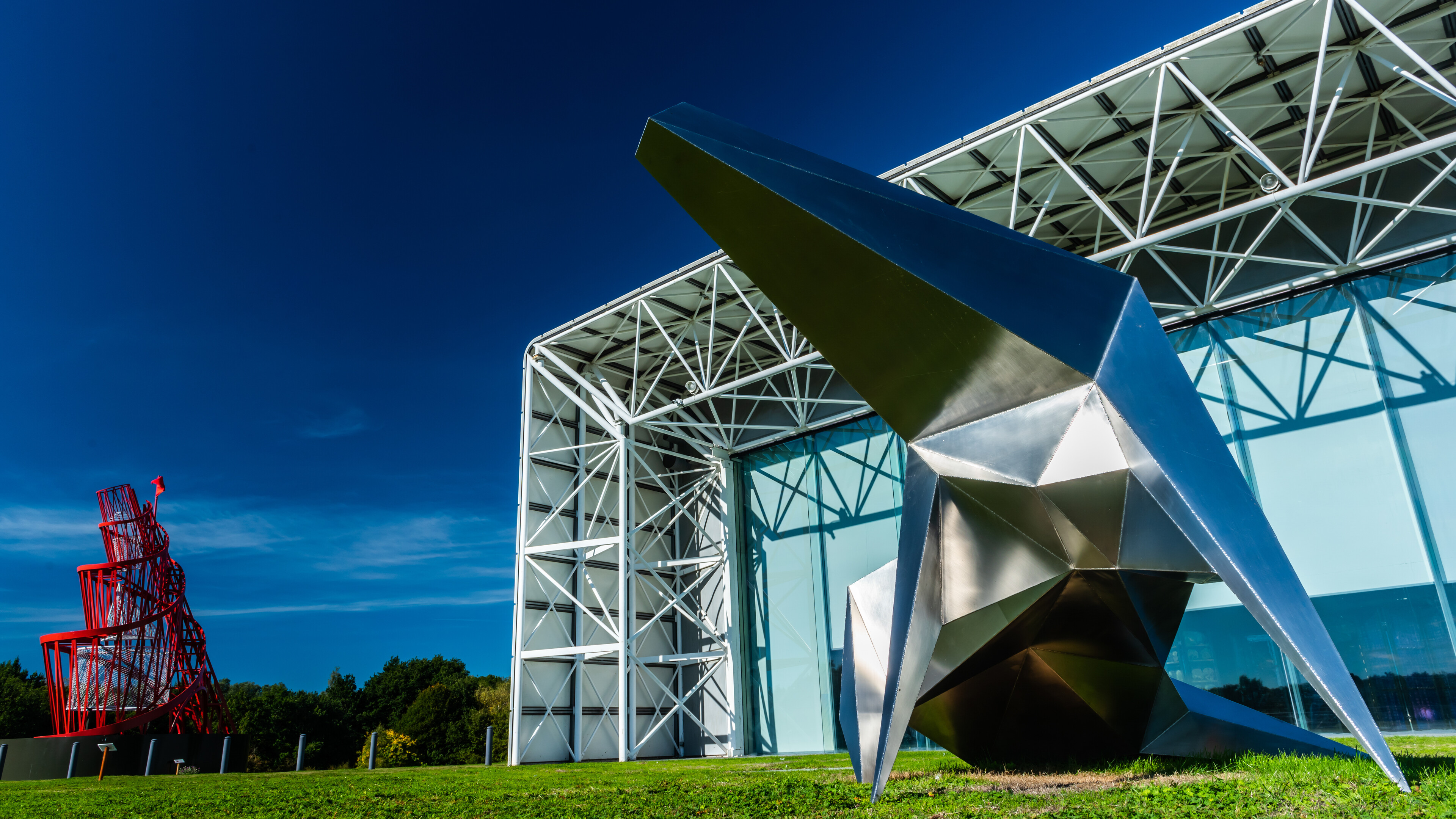 Sculpture outside Sainsbury Centre