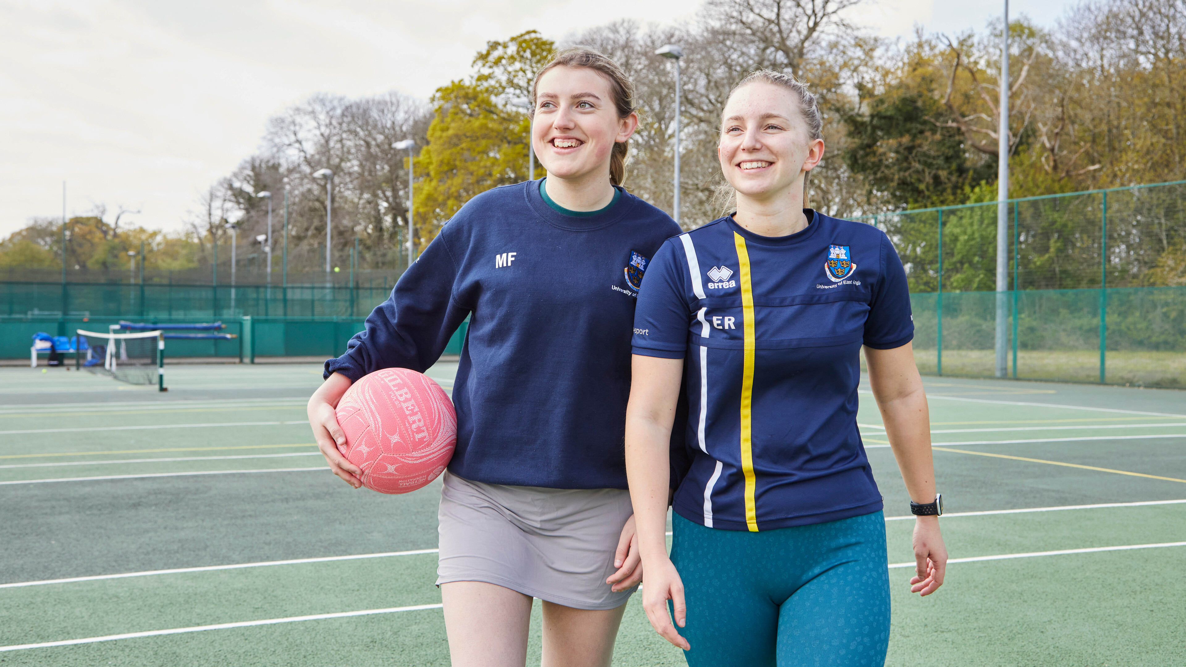 Netball players at UEA