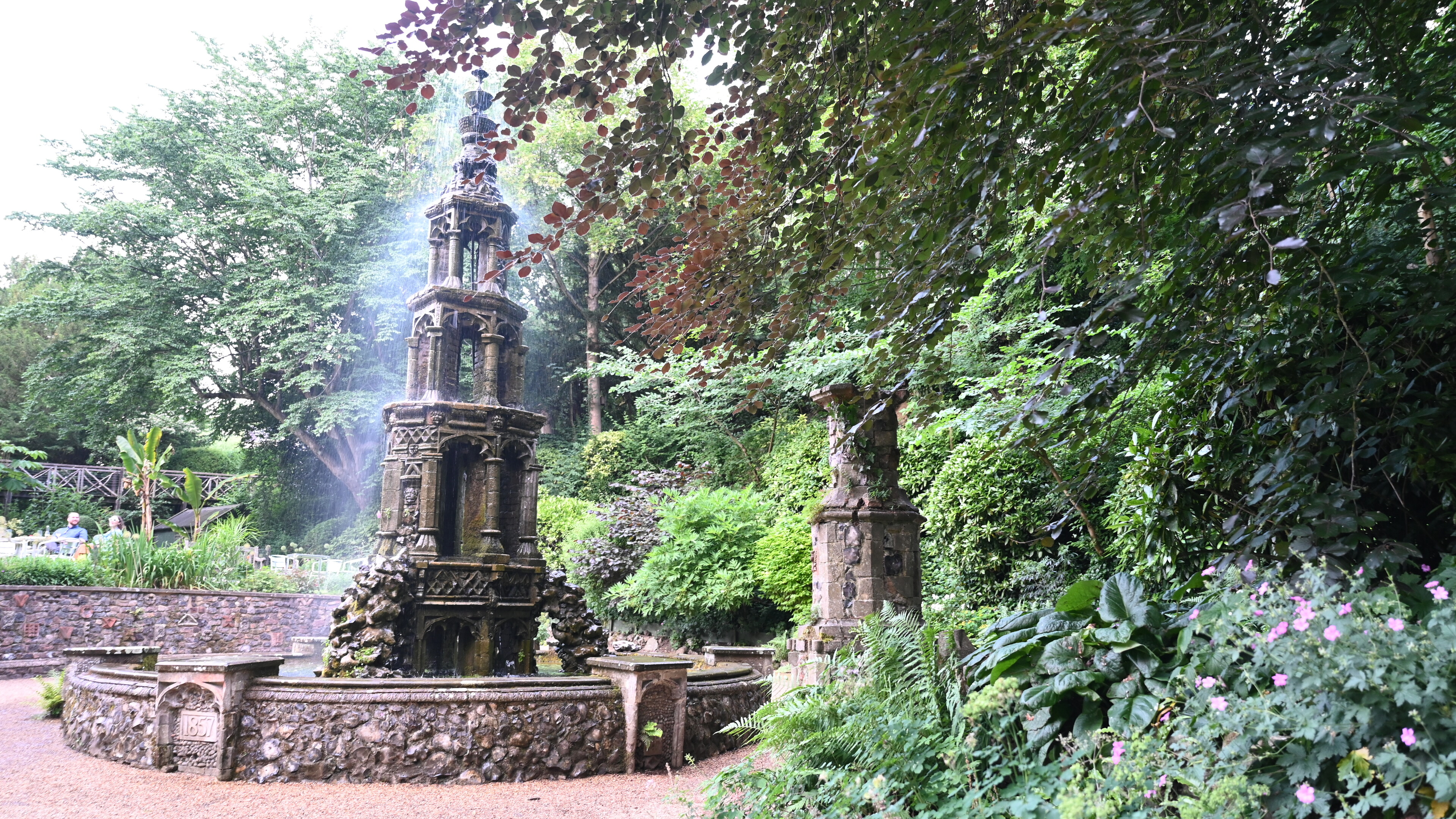 Fountain in Plantation Gardens