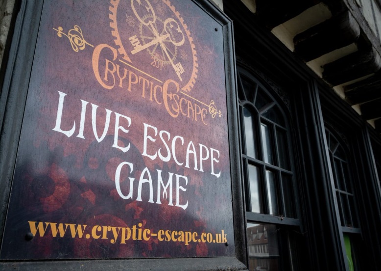 Cryptic Escape sign