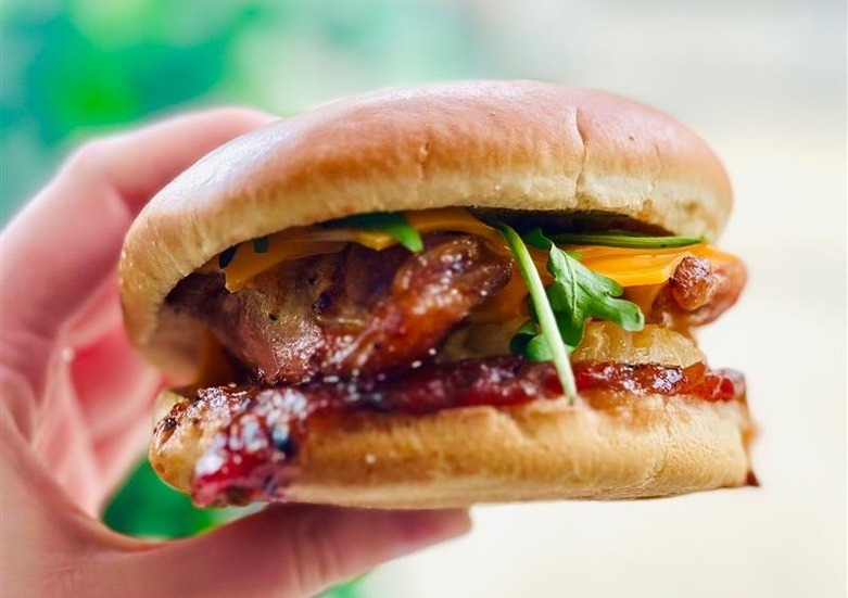 Bacon bap at Zest