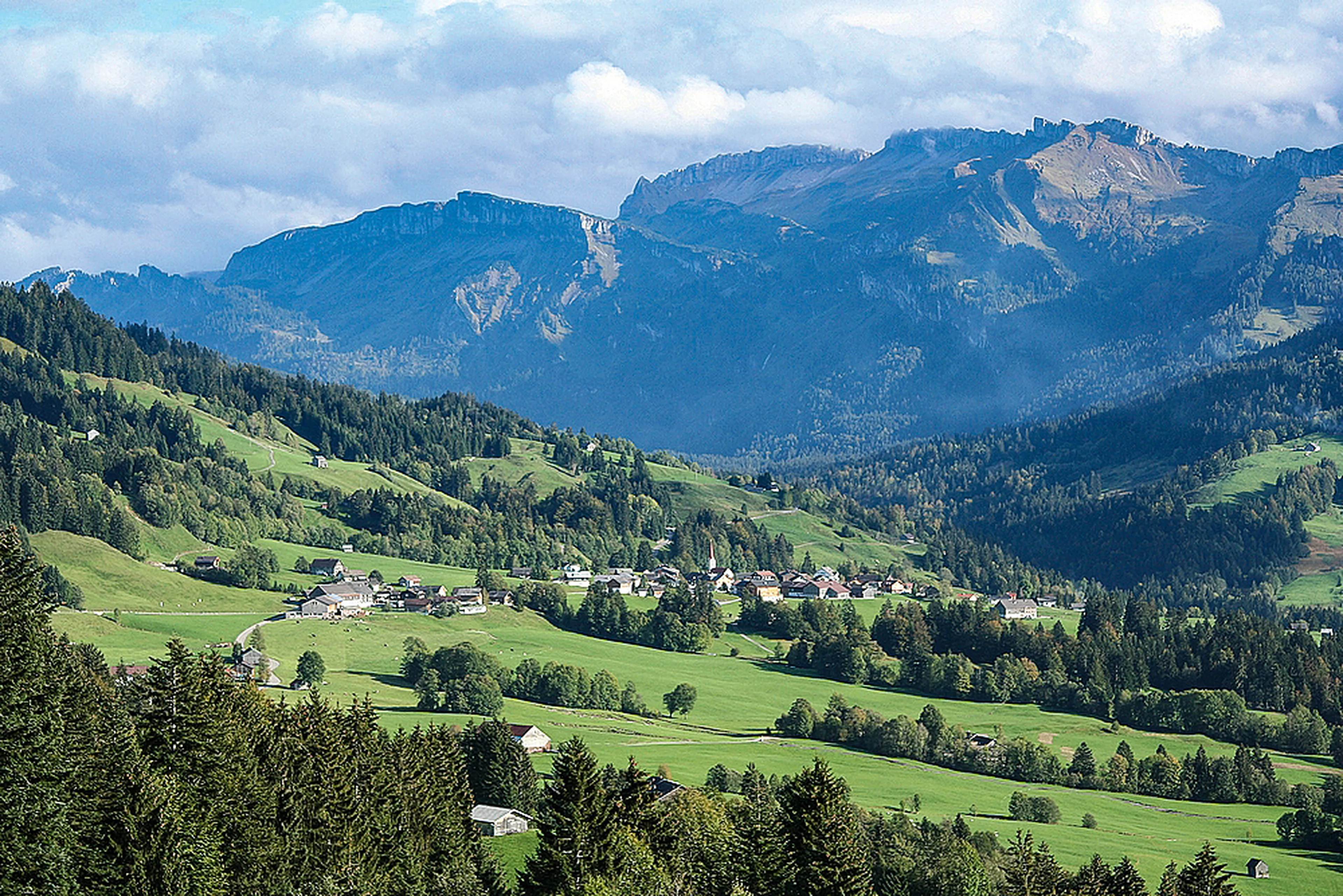 Landschaft Sibratsgfäll