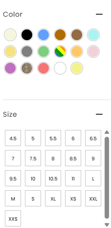 shopify store search - faceted search