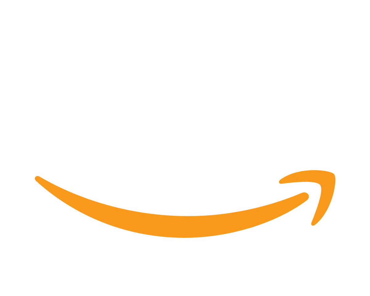 AWS logo with bold white letters 