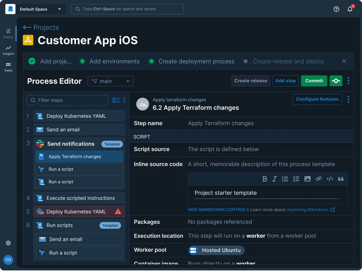 Octopus UI Platform Hub Policy