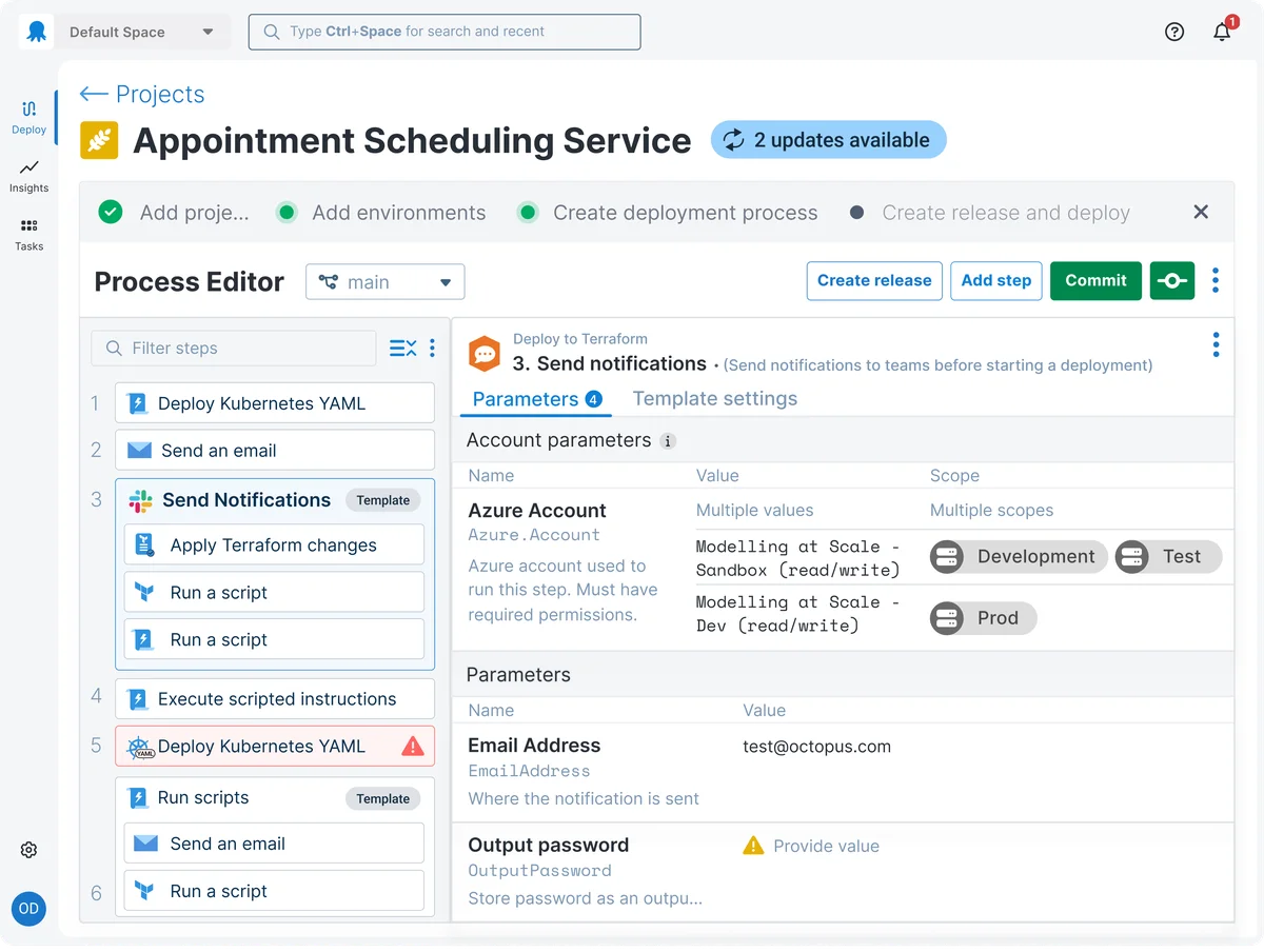Platform Hub in Octopus