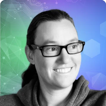 A promotional photo of Lucy Spence (Senior Product Manager, Octopus Deploy) for SHIPPED.