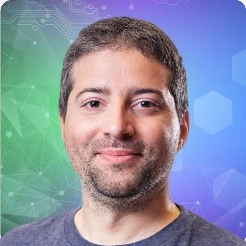 A promotional photo of Kostis Kapelonis (Developer Advocate, Octopus Deploy) for SHIPPED.