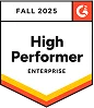 High performer for Enterprise badge