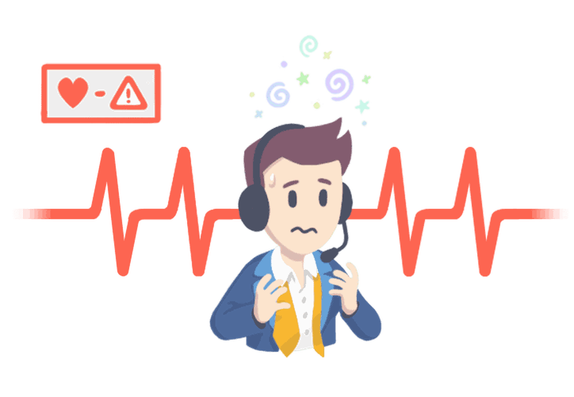 customer service stress