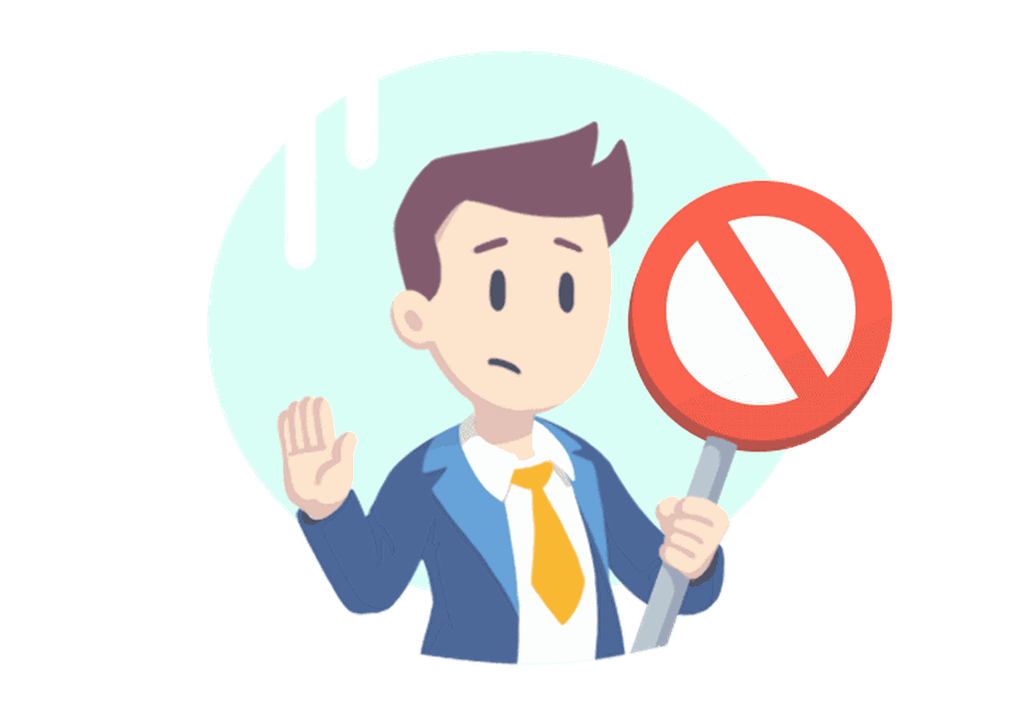 saying no to customers