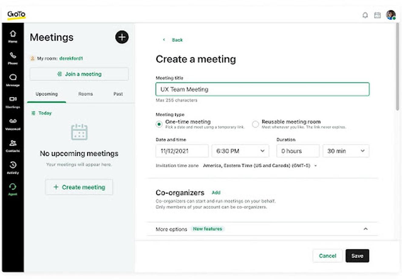 GoTo Connect comes with convenient call scheduling features