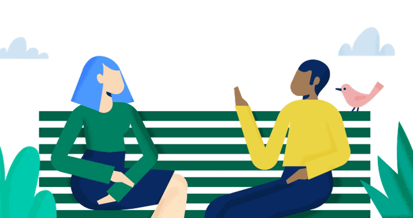 People in park
