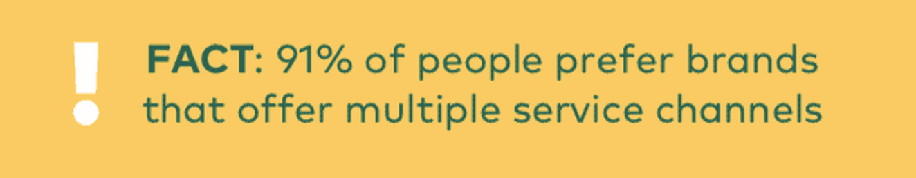 Multiple service channels