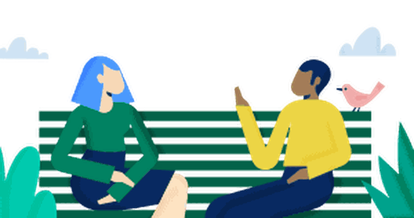 People in park