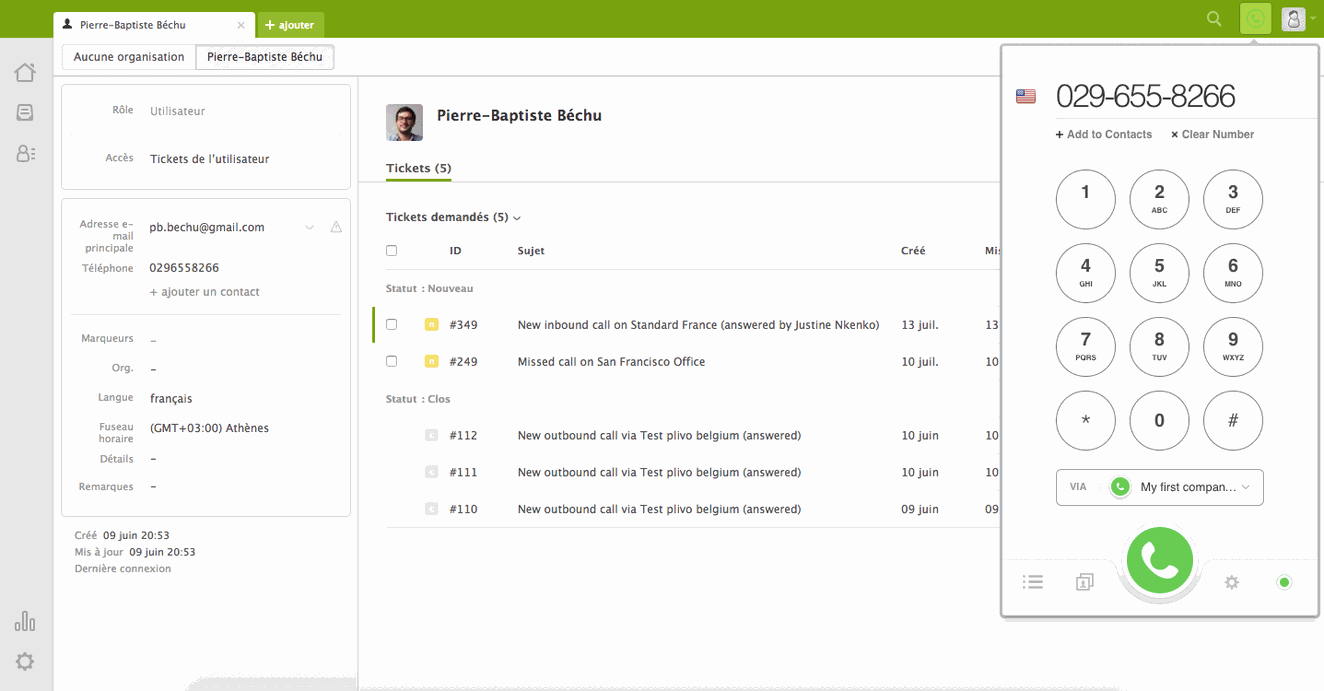 aircall -zendesk integration