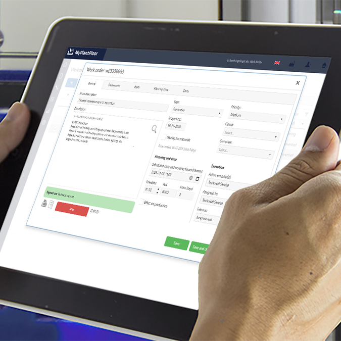 CMMS-system-on-tablet-Ipad_CMMS-app_Computerized-Maintenance-Management-system