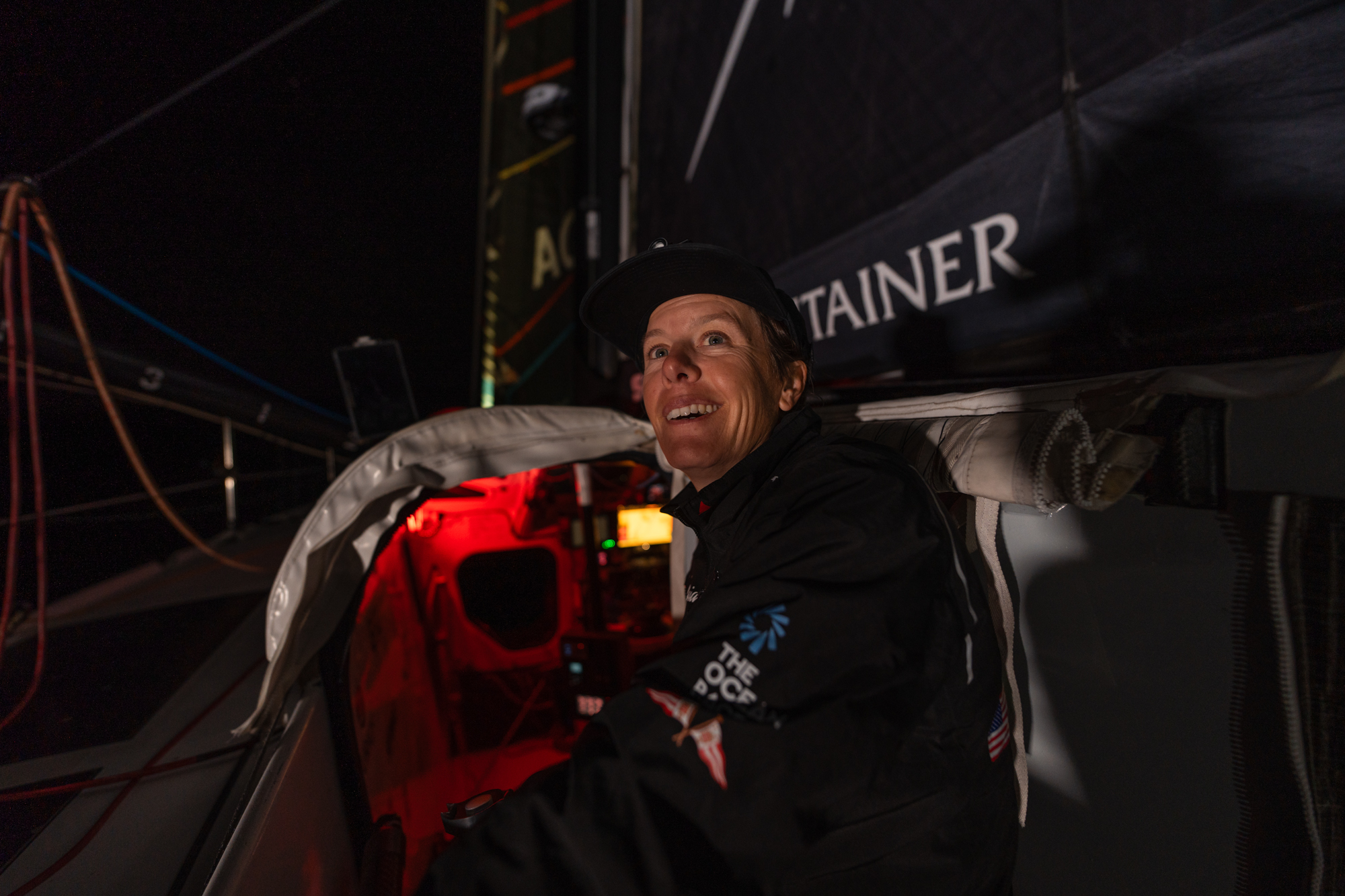 Italian-American co-skipper Francesca Clapcich finishing third in the Adriatic Sea where she grew up