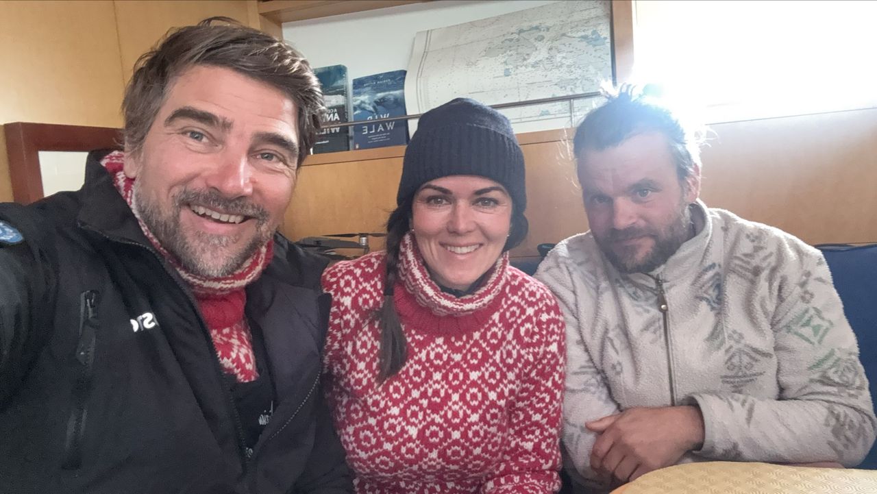 Boris Herrmann, Esther Horvath and Dr. Simeon Lisovski were on a live call to a German school when they first saw the Danger Islands.