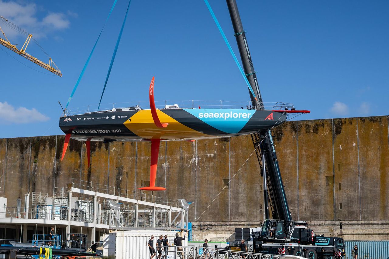 Malizia Seaexplorer launch after the summer refit in Lorient