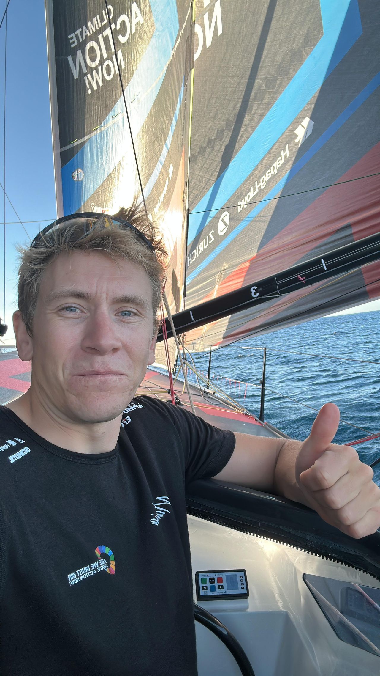 Alone at sea on an IMOCA for the first time and not much sleep happening overnight for our long-time co-skipper Will!