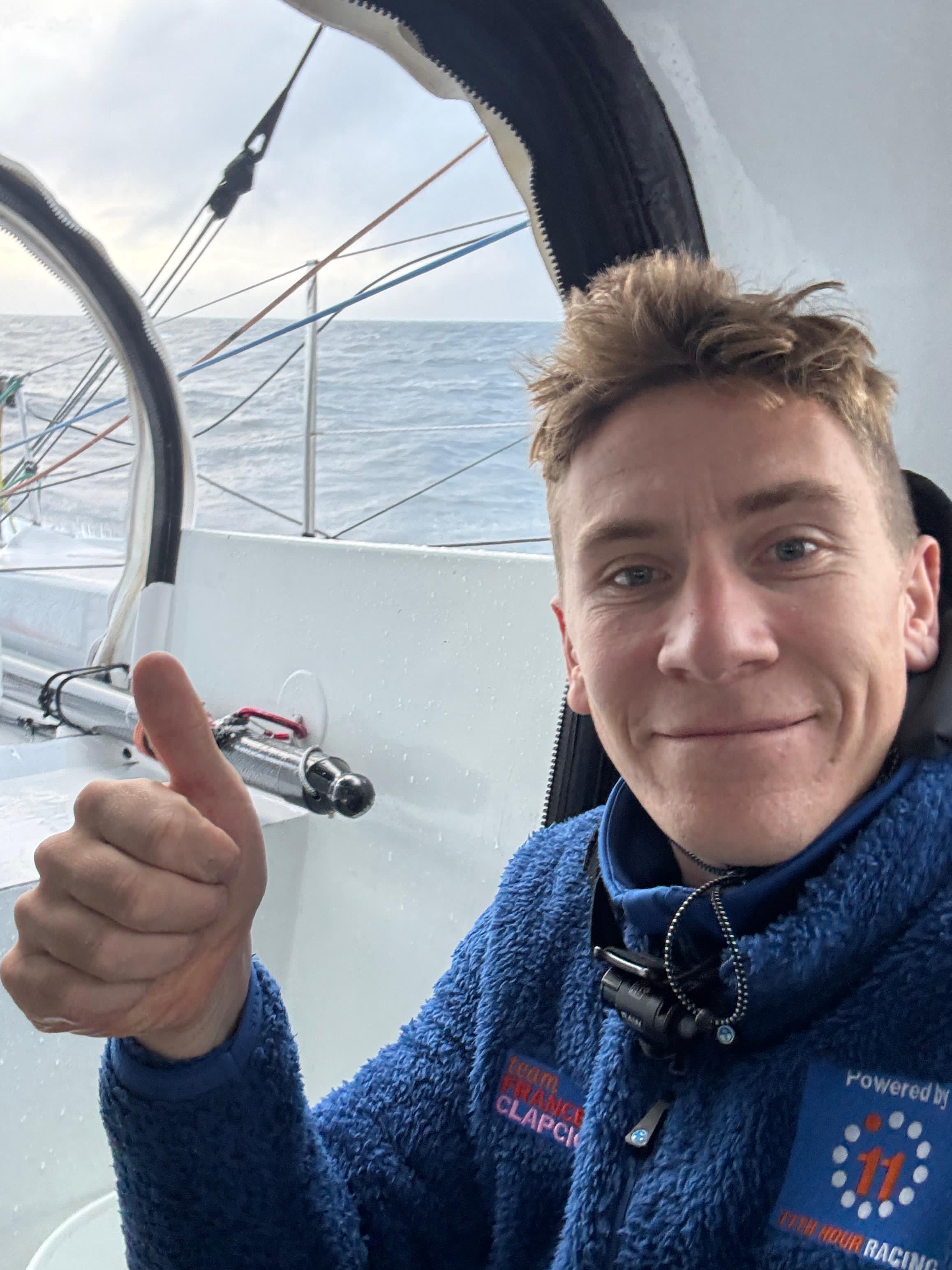 Will Harris onboard 11th Hour Racing