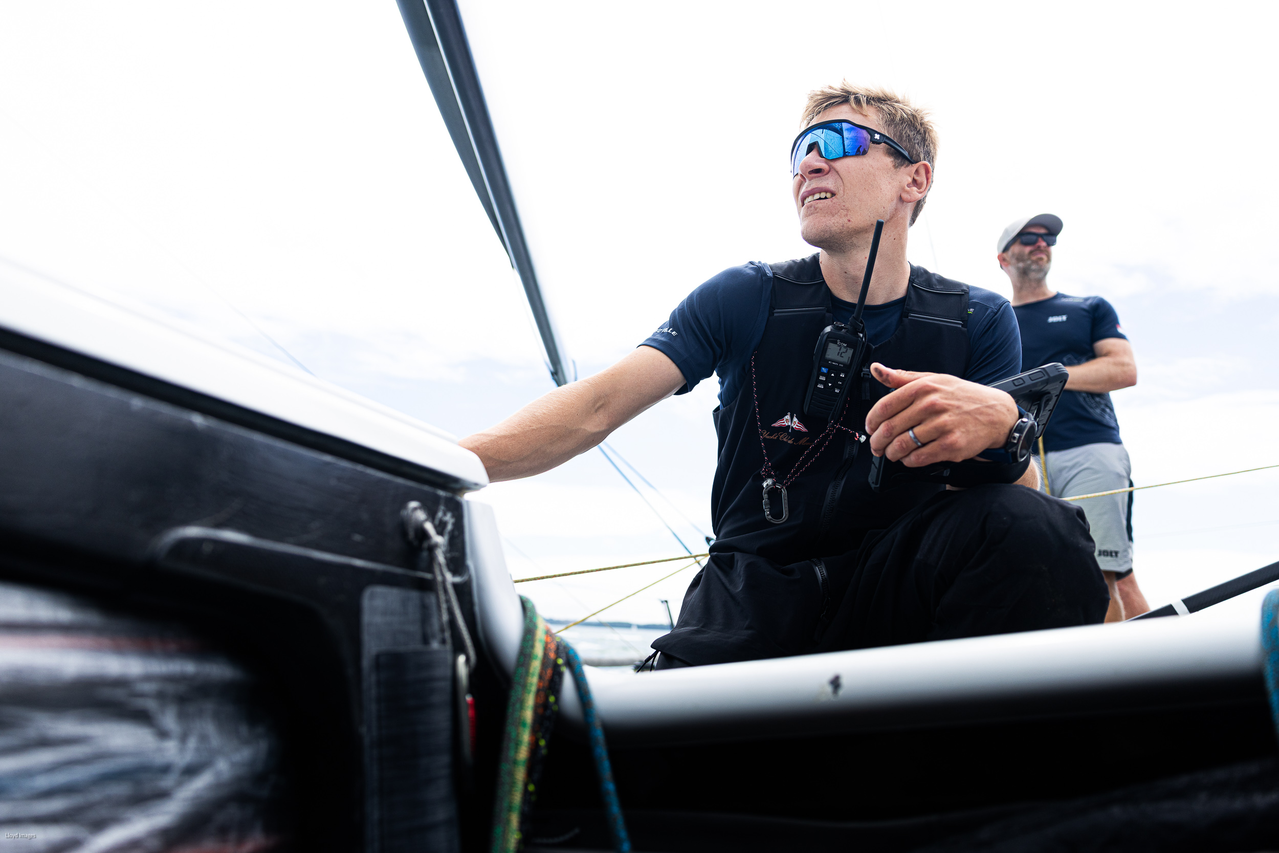 Will Harris onboard Jolt3 in the Admiral's Cup 2025