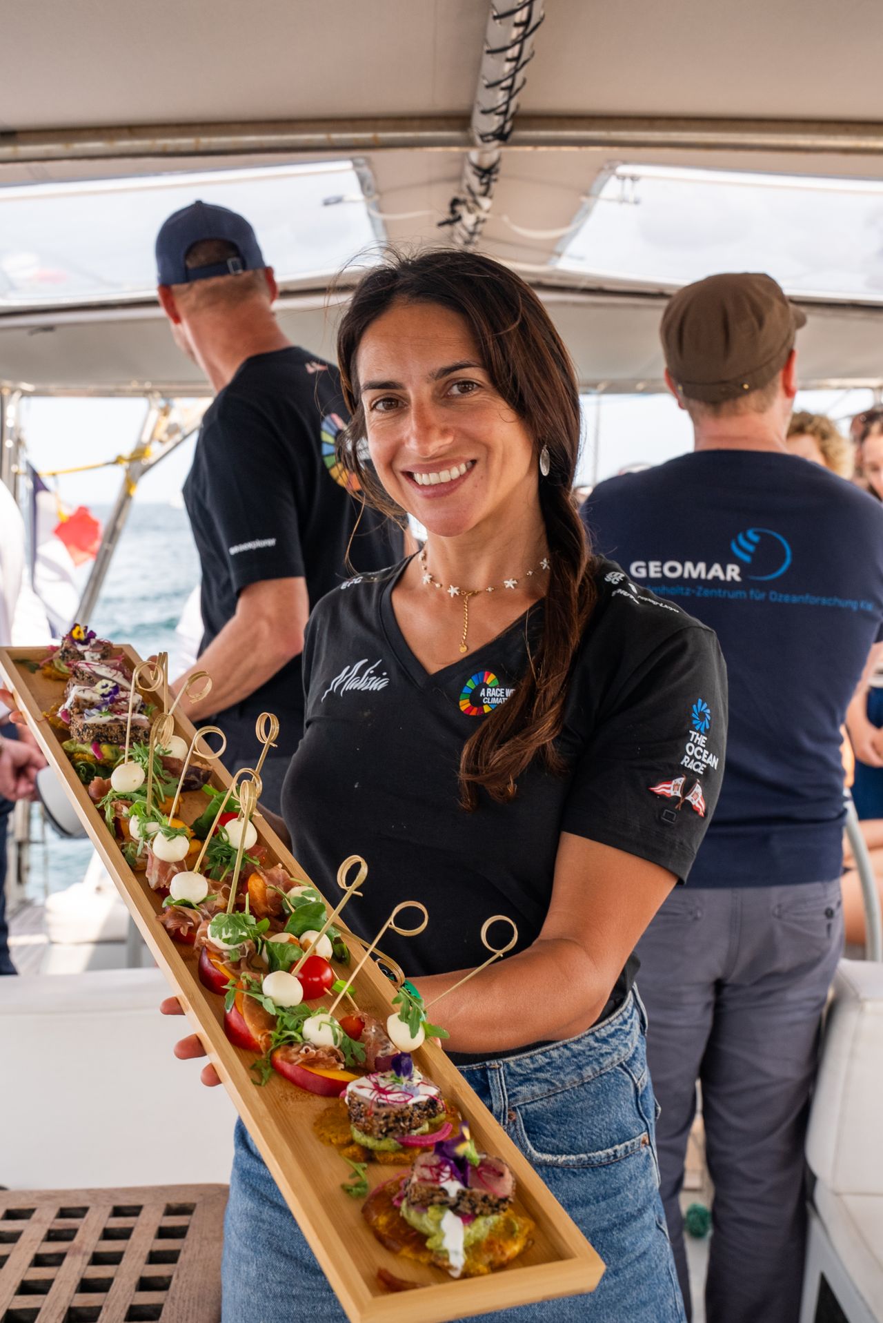Our chef Natali Yanes on the Malizia Explorer